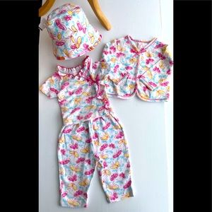 Baby Lulu Los Angels Sweet Butterfly 4 pieces sets